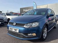 Used VW Polo Edition 90 HP (66 kW) 2017 Blue