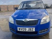 Used Skoda Fabia 2009 Blue Hatchback