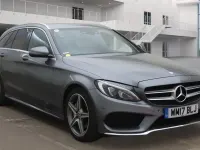 Używany Mercedes C220 AMG line 2017 Szary Kombi
