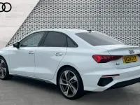 Used Audi A3 Black Edition 150 HP (110 kW) 2024 White Sedan