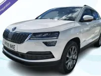 Used Skoda Karoq SE L 150 HP (110 kW) 2018 White SUV