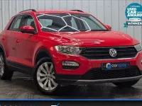 Used VW T-Roc SE 116 HP (85 kW) 2018 Red SUV