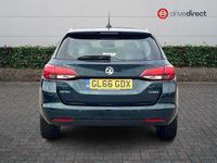 Used Vauxhall Astra SRi 150 HP (110 kW) 2016 Green Estate