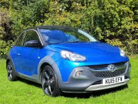 Used Vauxhall Adam Rocks 68 HP (50 kW) 2015 Blue Hatchback
