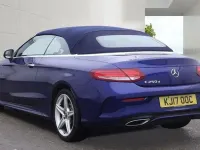 Used Mercedes C250 AMG Line Premium Plus 2017 Blue Cabriolet