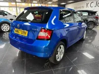 Used Skoda Fabia SE 95 HP (69 kW) 2018 Blue Hatchback