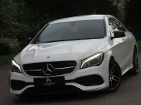 Used Mercedes CLA200 AMG line 136 HP (100 kW) 2018 White Sedan