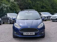 Used Ford Fiesta Zetec 82 HP (60 kW) 2014 Blue Hatchback
