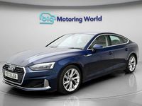 Used Audi A5 Sportback Sport 150 HP (110 kW) 2022 Blue Hatchback