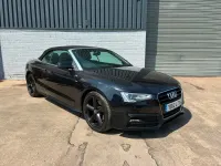 Used Audi A5 Cabriolet S-Line 177 HP (130 kW) 2012 Black Cabriolet