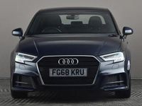 Used Audi A3 S-Line 150 HP (110 kW) 2018 Blue Sedan