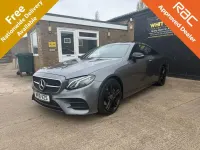 Used Mercedes E220 AMG Line Premium 194 HP (142 kW) 2018 Grey Coupe