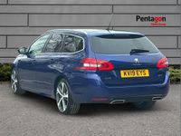 Used Peugeot 308 SW GT-line 128 HP (94 kW) 2019 Blue Estate