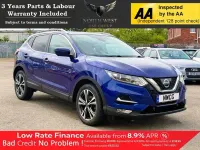 Used Nissan Qashqai N-Connecta 110 HP (80 kW) 2018 Blue SUV