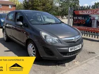 Used Vauxhall Corsa Design Edition 83 HP (61 kW) 2014 Silver Hatchback