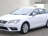 Used Seat Leon Ecomotive 115 HP (84 kW) 2017 White Estate