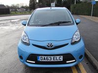Used Toyota Aygo Style 68 HP (50 kW) 2013 Blue Hatchback