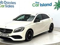 Used Mercedes A160 AMG line 102 HP (75 kW) 2017 White Hatchback