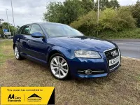 Begagnad Audi A3 Sport 2010 Blå Halvkombi