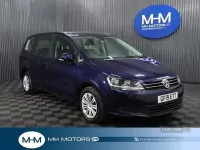 Usado VW Sharan S 150 HP (110 kW) 2019 Azul Monovolume