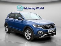 Used VW T-Cross SEL 110 HP (80 kW) 2022 Blue SUV