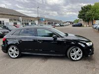 Used Audi A3 S-Line 2019 Black Hatchback