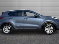 Used Kia Sportage 114 HP (83 kW) 2016 Planet blue SUV