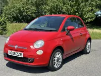 Used Fiat 500 Sport 69 HP (50 kW) 2008 Red Hatchback