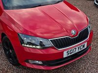 Used Skoda Fabia SE L 75 HP (55 kW) 2017 Red Hatchback