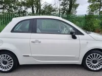 Used Fiat 500 Pop 69 HP (50 kW) 2009 White Cabriolet