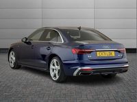 Used Audi A4 S-Line 161 HP (118 kW) 2021 Blue Sedan