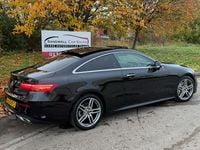 Used Mercedes E220 AMG line 2019 Black Coupe