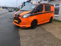 Used Ford Transit Custom 100 HP (73 kW) 2015 Orange Van