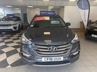 Used Hyundai Santa Fe Premium 2016 Blue SUV