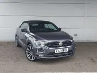 Used VW T-Roc Cabriolet R-line 150 HP (110 kW) 2021 Grey Cabriolet