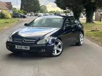 Used Mercedes CLS350 2008 Blue Coupe