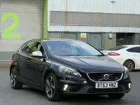 Used Volvo V40 R-Design 115 HP (84 kW) 2014 Black Hatchback