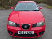Used Seat Ibiza Reference 70 HP (51 kW) 2008 Red Hatchback