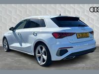 Used Audi A3 S-Line 150 HP (110 kW) 2021 White Sedan