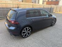 Used VW Golf VII GTI 2017 Blue Hatchback