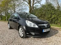 Used Vauxhall Corsa 99 HP (72 kW) 2010 Black Hatchback