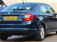 Used Skoda Rapid SE 84 HP (61 kW) 2013 Blue Hatchback