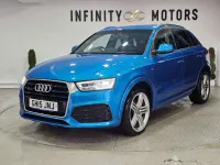 Usado Audi Q3 S-line plus 184 HP (135 kW) 2015 Azul SUV