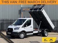 Used Ford Transit S 130 HP (95 kW) 2021 White Cabriolet