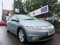 Used Honda Civic ES 140 HP (102 kW) 2008 Blue Hatchback