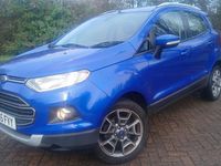 Used Ford Ecosport Titanium 95 HP (69 kW) 2015 Blue SUV