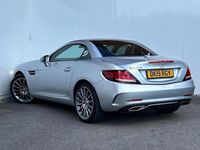 Used Mercedes SLC180 AMG line 156 HP (114 kW) 2019 Silver Cabriolet