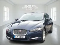 Käytetty Jaguar XF Luxury 163 HP (119 kW) 2014 Sininen Sedan