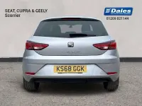 Used Seat Leon SE Dynamic 108 HP (79 kW) 2018 Silver Hatchback