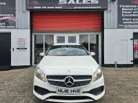 Used Mercedes A180 AMG line 109 HP (80 kW) 2016 White Hatchback